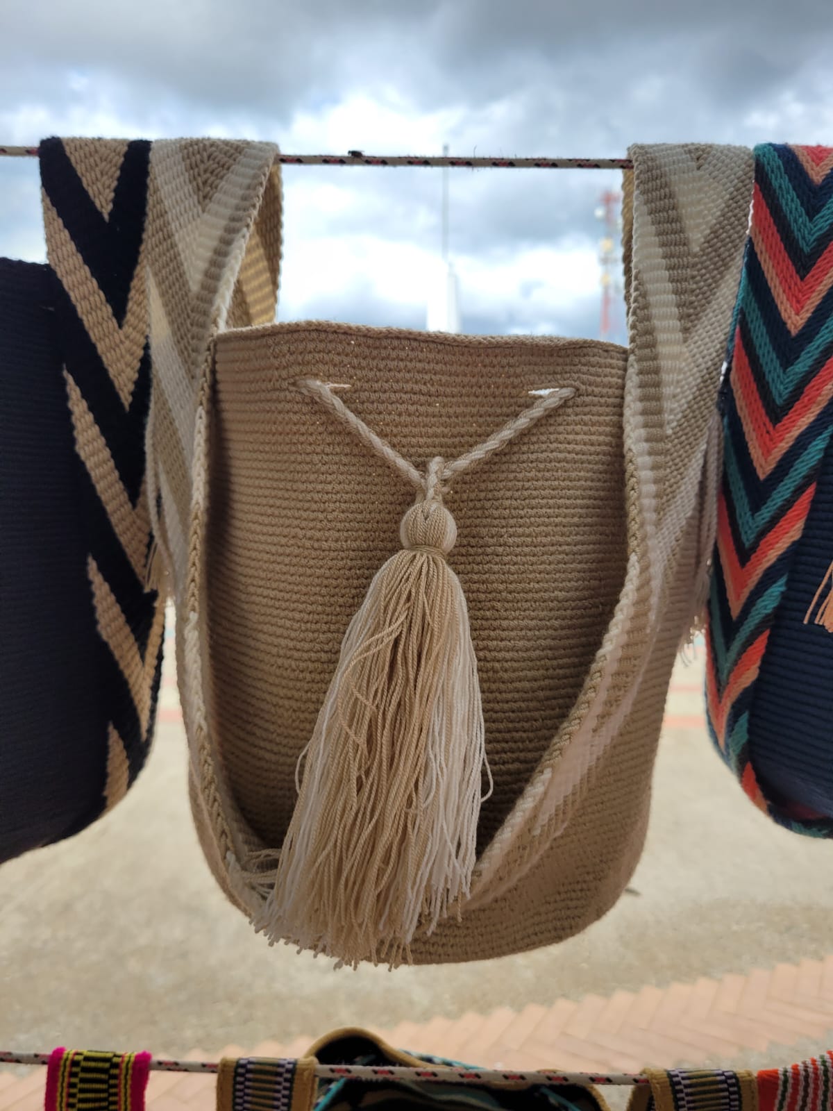 Mochila wayuu sin diseño